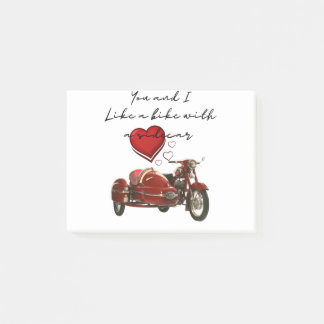 Like A Motorcycle With A Sidecar Post-it Notes