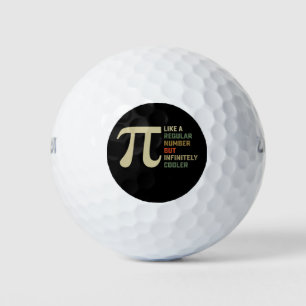 Like a Regular Number But Infinitely Cooler Pi Day Golf Balls