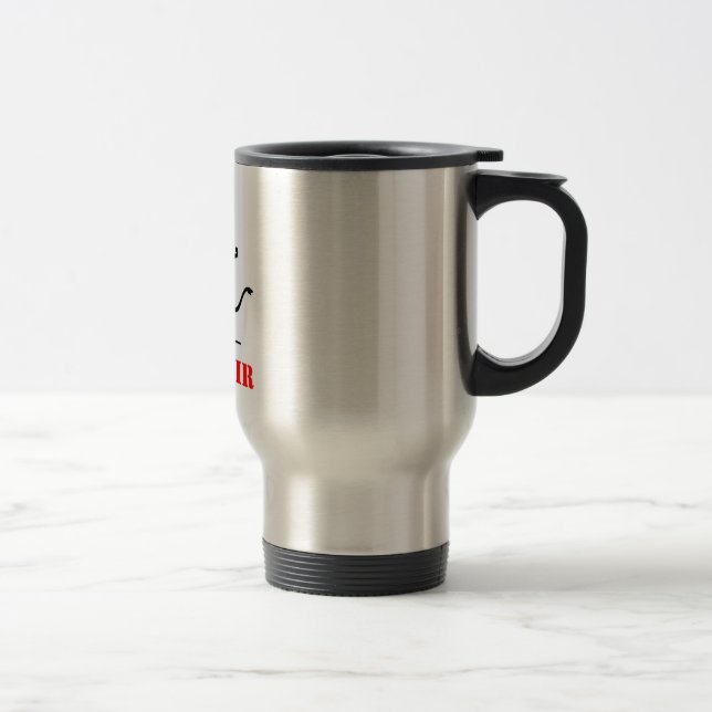 Like a sir - meme travel mug (Right)