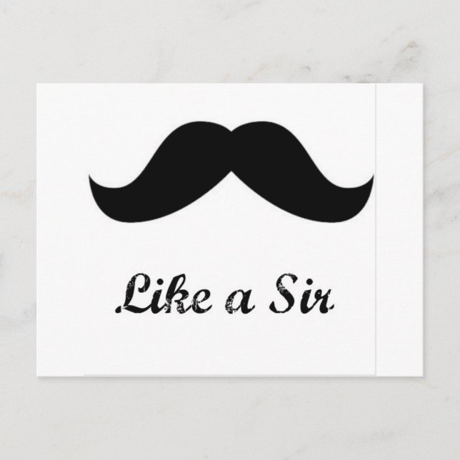 Like a sir postcard (Front)