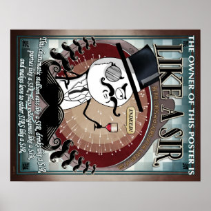 Like A Sir - Poster de mème