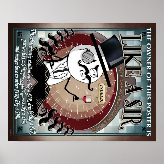 Like A Sir - Poster de mème (Devant)