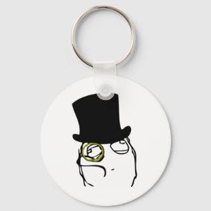 Like a Sir Rage Face Meme Keychain