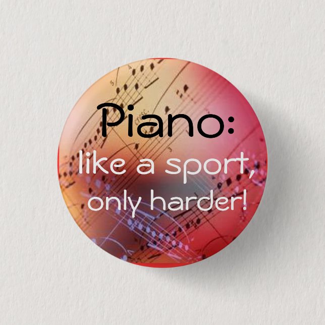 Like a sport 1 inch round button (Front)