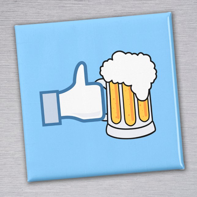 Like Beer (Colour) Magnet (Creator Uploaded)