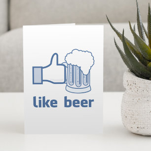 Like Beer Holiday Card
