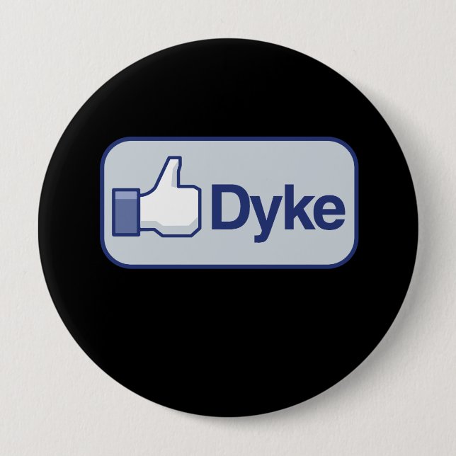 LIKE BUTCH GIRLS 4 INCH ROUND BUTTON (Front)