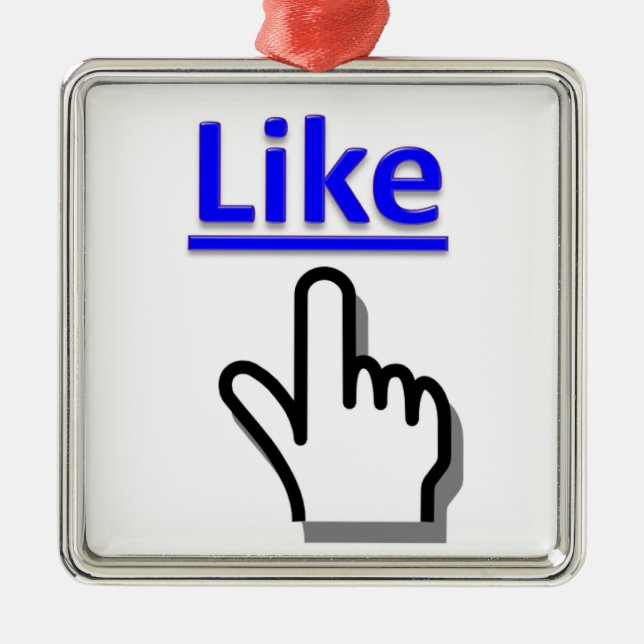 Like Button Ornament (Front)