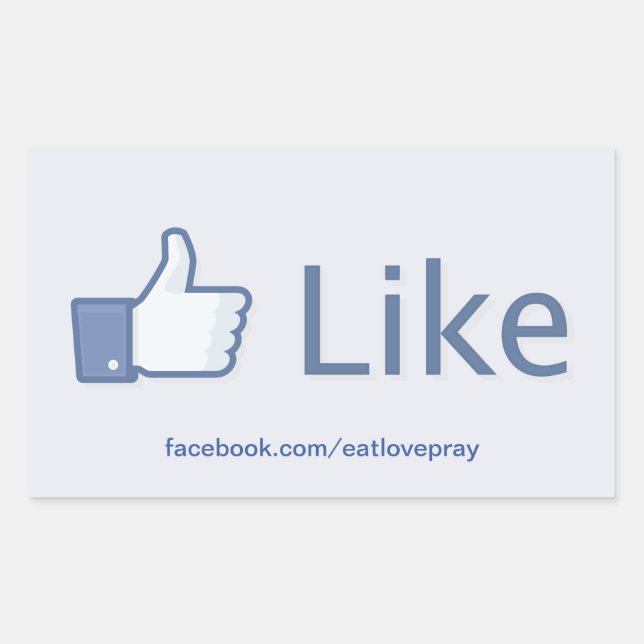 Like Button - Promotional stickers (Front)
