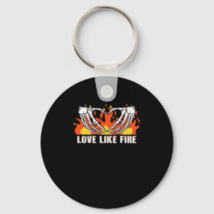 Like Classic - Skeleton Hands Heart  Keychain