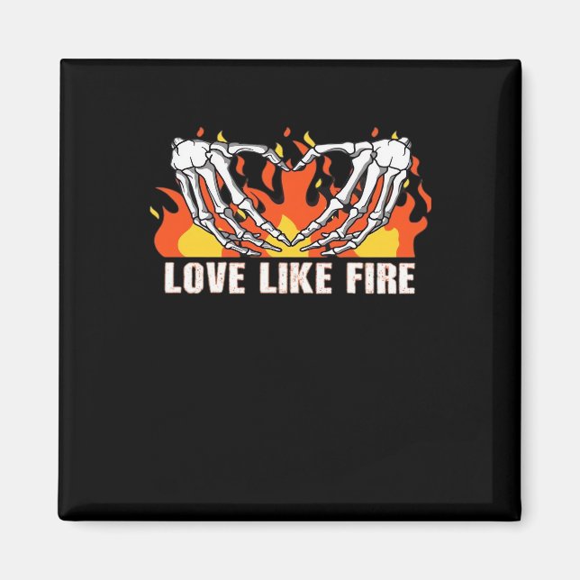 Like Classic - Skeleton Hands Heart  Magnet (Front)