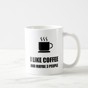 Like Coffee Three People Funny Coffee Mug