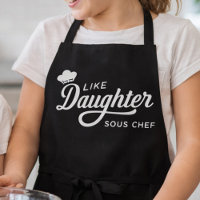 Like Daughter Sous Chef Typography Design