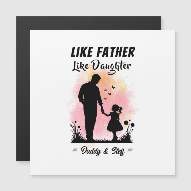 Like Father Like Daughter - Custom Name (Front/Back)