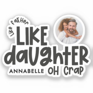 Like father like daughter funny photo