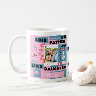 Like Father Like Daughter, Oh Crap Funny Photo Coffee Mug