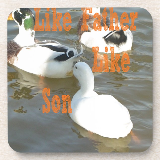 Like Father Like Son. Coaster (Front)