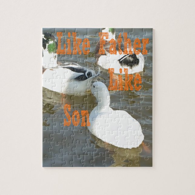 Like Father Like Son. Jigsaw Puzzle (Vertical)