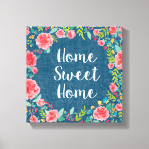 Like Frida VII   Home Sweet Home Canvas Print