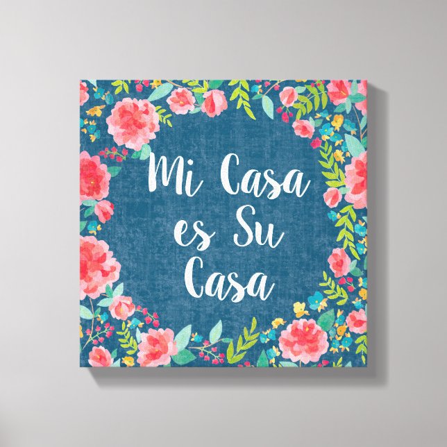 Like Frida VIII | Mi Casa es Su Casa Canvas Print (Front)