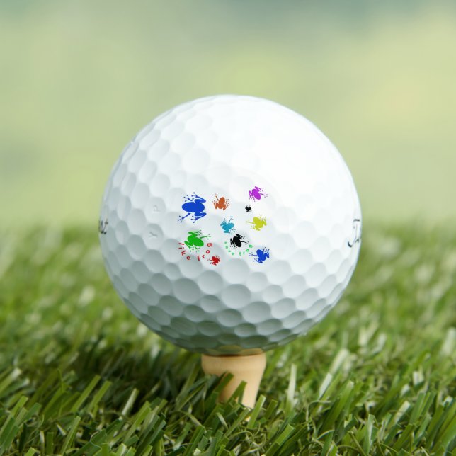 like frog save frog golf balls (Insitu Tee)