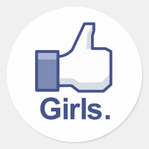 Like Girls Classic Round Sticker