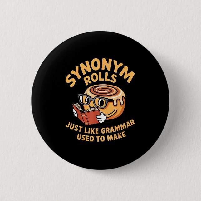 Like grammar used to make bread book read synonym 2 inch round button (Front)