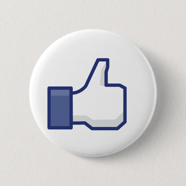 Like Hand 2 Inch Round Button (Front)