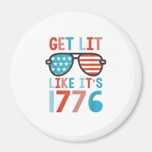 Like It's 1776 Funny 4th Of July Party July 4th Te Magnet