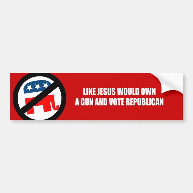Like Jesus would own a gun Bumper Sticker (Front)