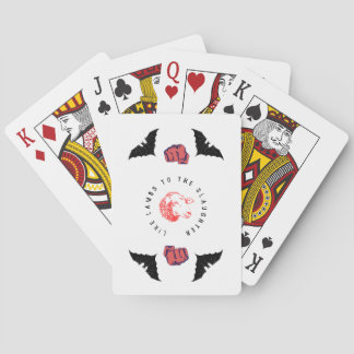 Like Lambs to the Slaughter (Knuckles and Bats) Playing Cards