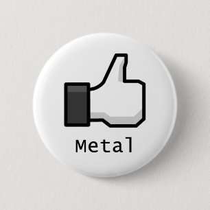 Like Metal 2 Inch Round Button