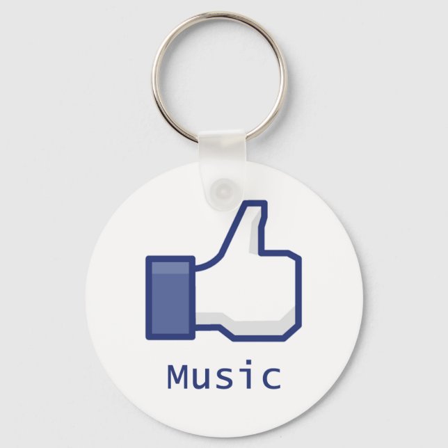 Like Music Keychain (Front)