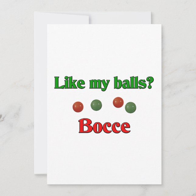 Like my balls? Bocce (Front)