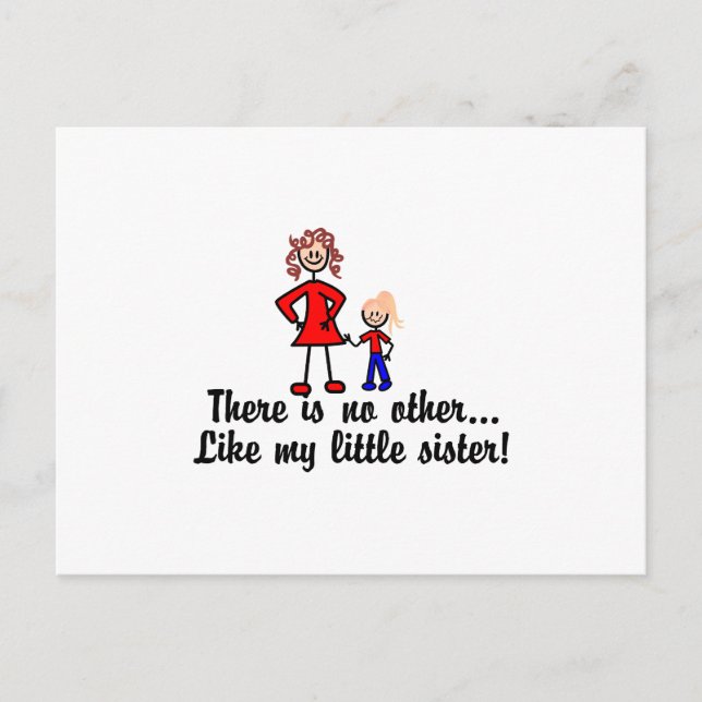 Like My Little Sister Postcard (Front)