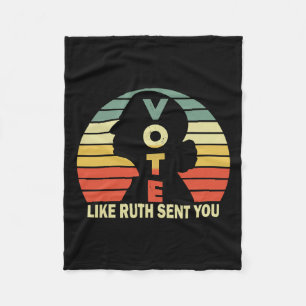 Like Ruth Sent You - Feminist Womens Vintage Desig Fleece Blanket
