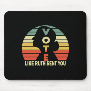 Like Ruth Sent You - Feminist Womens Vintage Desig Mouse Pad