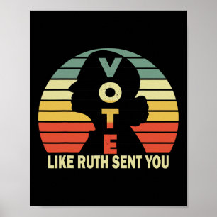Like Ruth Sent You - Feminist Womens Vintage Desig Poster