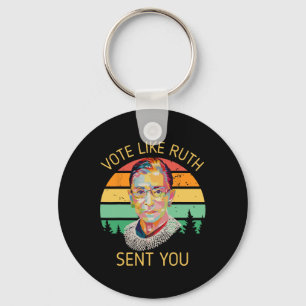 Like Ruth Sent You Presidential Election Voting Vo Keychain