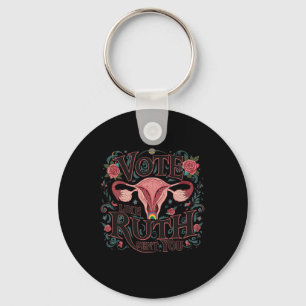 Like Ruth Sent You Rbg Feminist Voting Inspiration Keychain