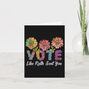 Like Ruth Sent You Shirt Uterus Feminist Lgbt For Card