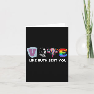 Like Ruth Sent You - Uterus Flowers Feminist Lgbt Card