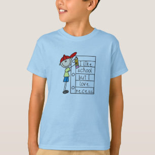 Like School Love Recess T-Shirt