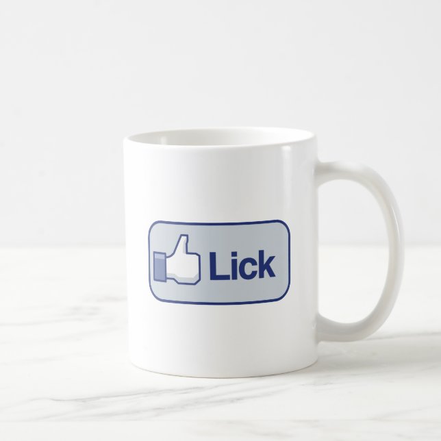 LIKE TO LICK COFFEE MUG (Right)