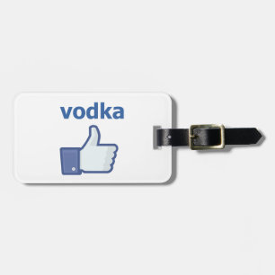 LIKE vodka Luggage Tag