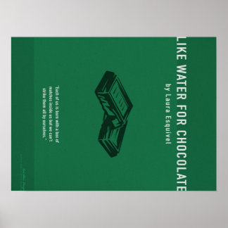 Like Water For Chocolate,Cute Chocolate Lover Gift Poster