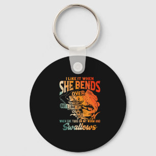 Like when bends over but love when tugs on keychain