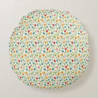 Like Wildflowers, Grow Wherever Life Plants You Round Pillow