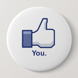 Like You 4 Inch Round Button