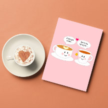 Like You A Latte Valentine's Card